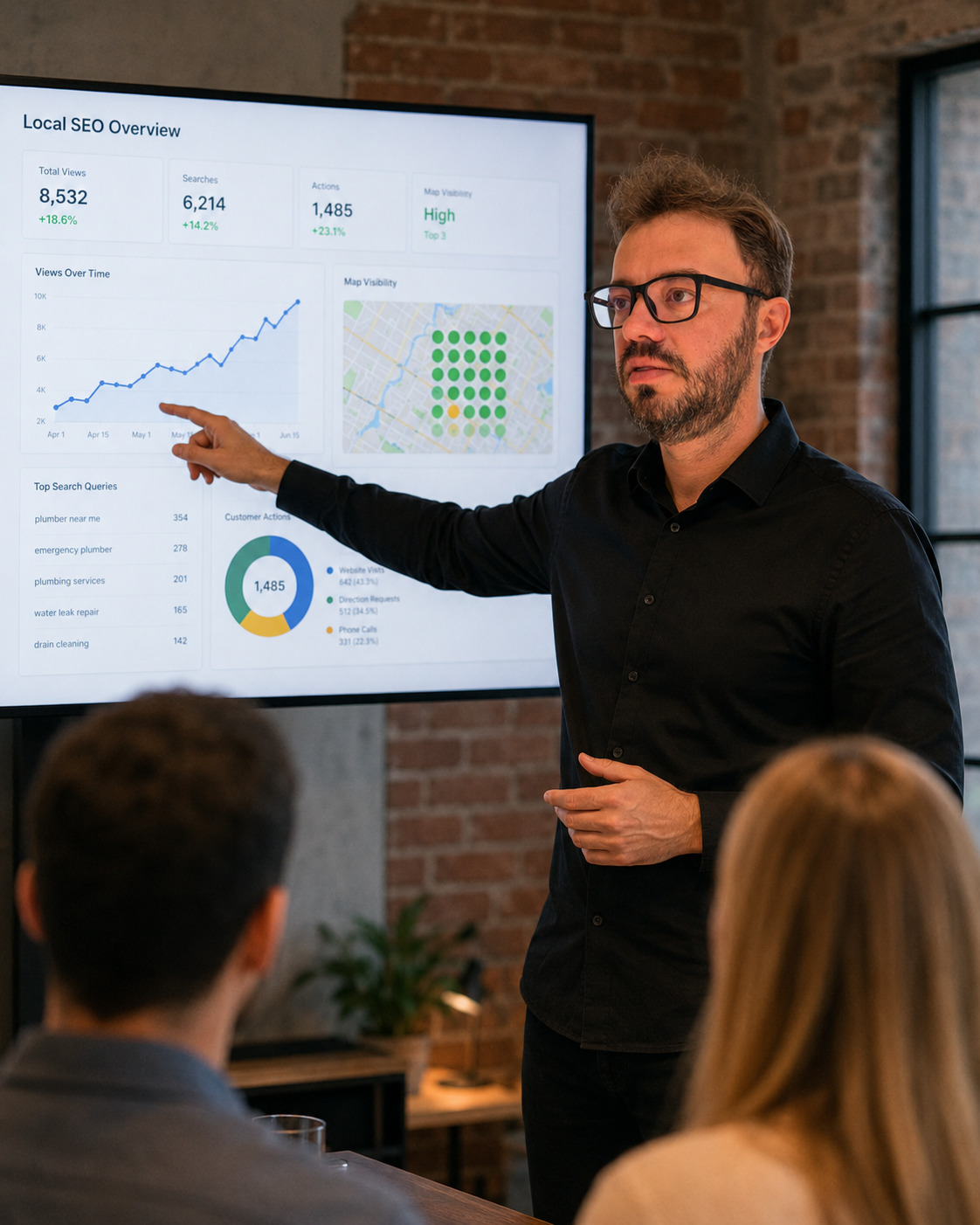 Site otimizado para clínicas com foco em SEO Local